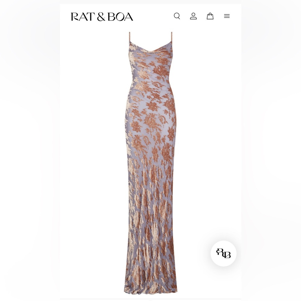 Athena Rat & Boa dress